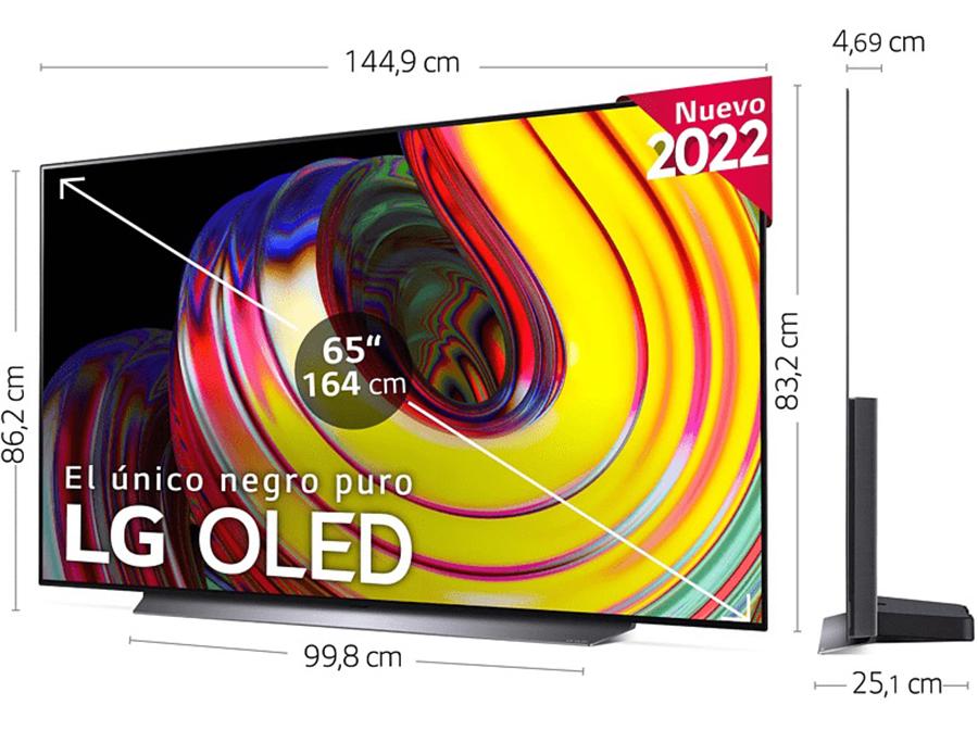 LG OLED65CS6LA medidas Smart TV