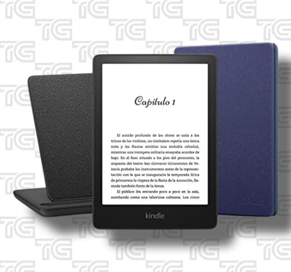 Pack Kindle Paperwhite Signature - eReader 32 GB + Funda + Base de carga inalámbrica