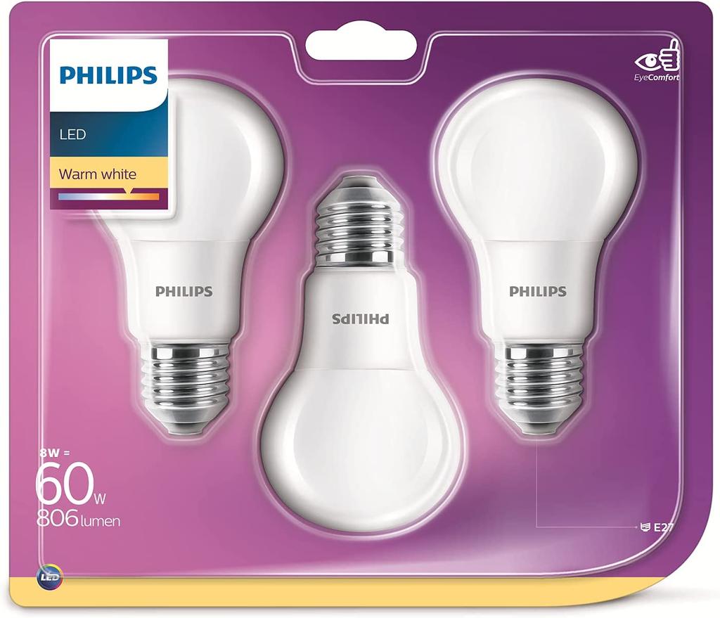 Philips 929001234381 - Bombilla LED, 8 W