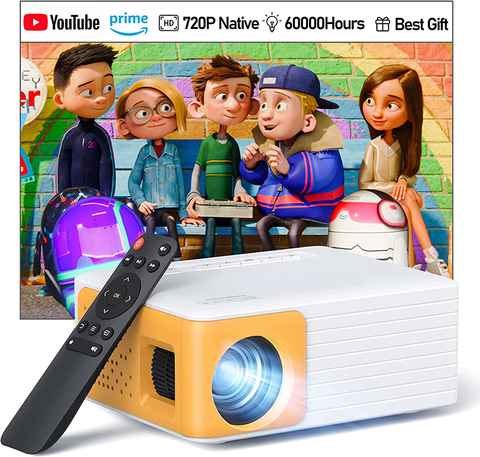 Mini proyector - Yoton 2022 Proyector portátil actualizado 1080p Full HD  compatible Y3, proyector de teléfono para cine en casa, niños, compatible  con PC / tableta /