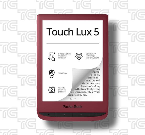 PocketBook Touch Lux 5 - Libro electrónico de 6" con 8 GB de memoria