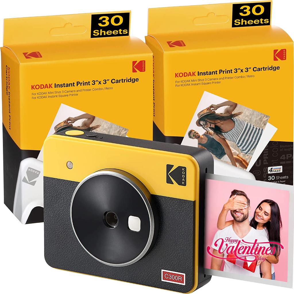 Kodak Mini Shot 3 Retro - Cámara de fotos instantáneas a color amistad