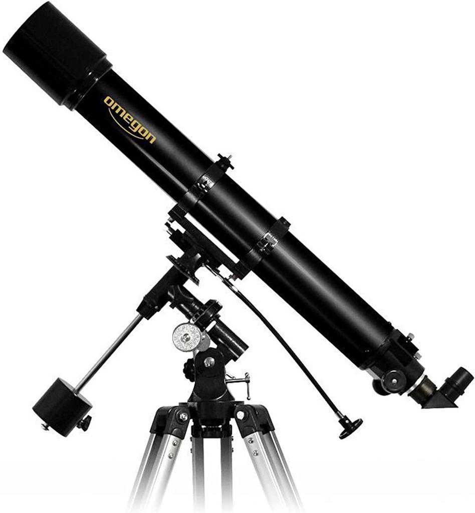 Omegon AC 90/1000 EQ-2 - Telescopio con lentes de varias aperturas