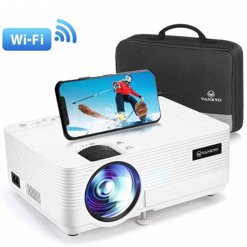 El cine en casa con este proyector portátil barato que soporta 4K y ofrece  hasta 300 pulgadas a precio mínimo con cupón