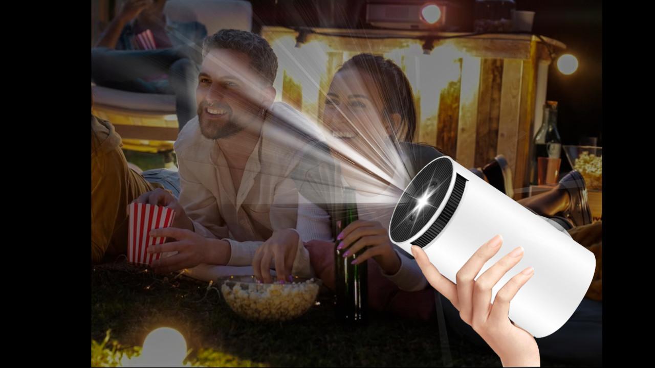 Transpeed-proyector portátil para cine en casa, dispositivo con Android 11,  1280x720P, 4K, Wifi6, 200ANSI, AllwinnerH713
