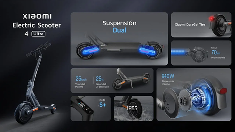 El patinete eléctrico de gama alta más vendido de Xiaomi ofrece una  autonomía de hasta 70 Km y ahora está rebajado