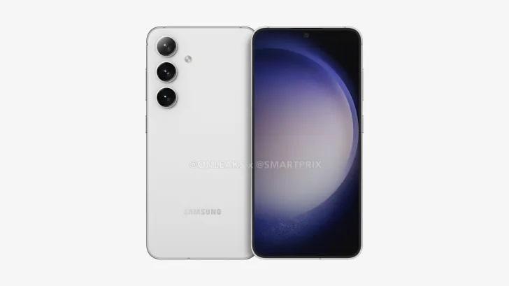 Samsung Galaxy S24 rendes