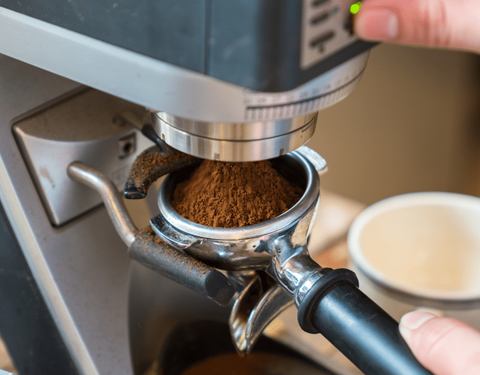 Cafetera electrica con moledor de granos de cafe