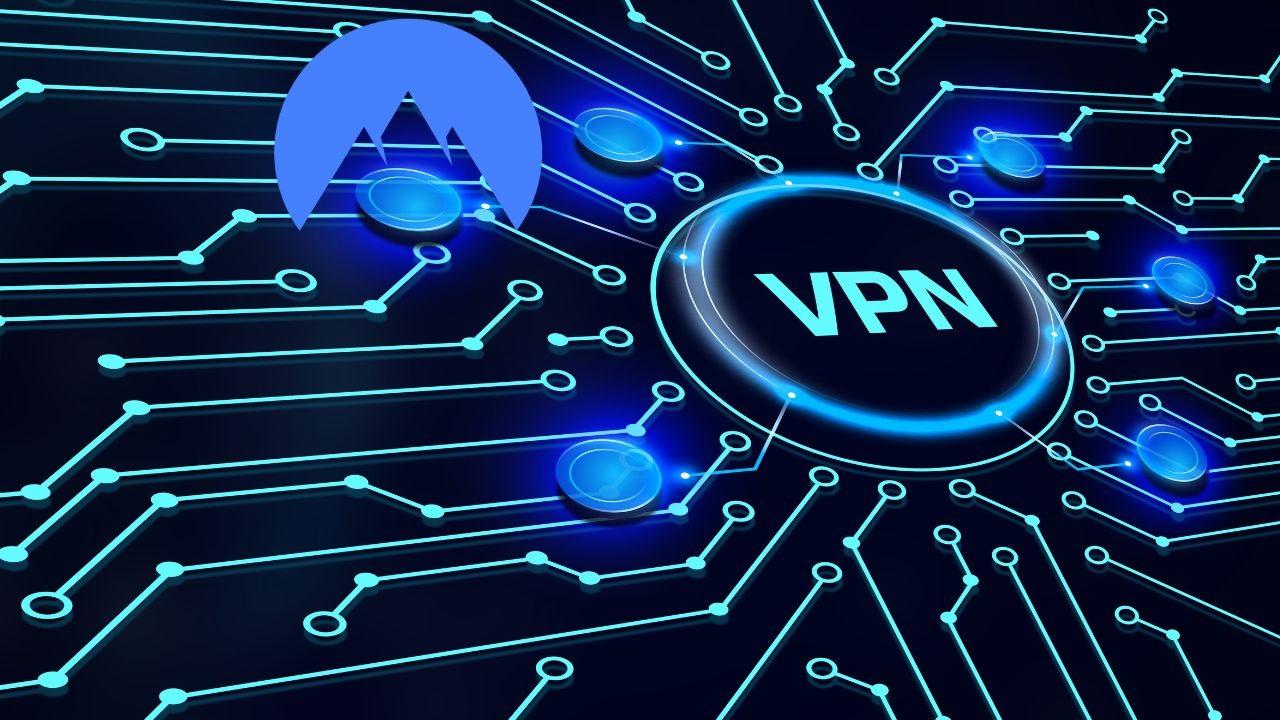 servicio vpn con logo de nordvpn