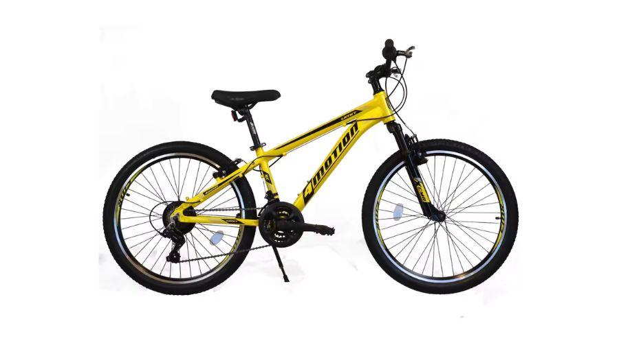 bicicleta montaña amarilla para niños