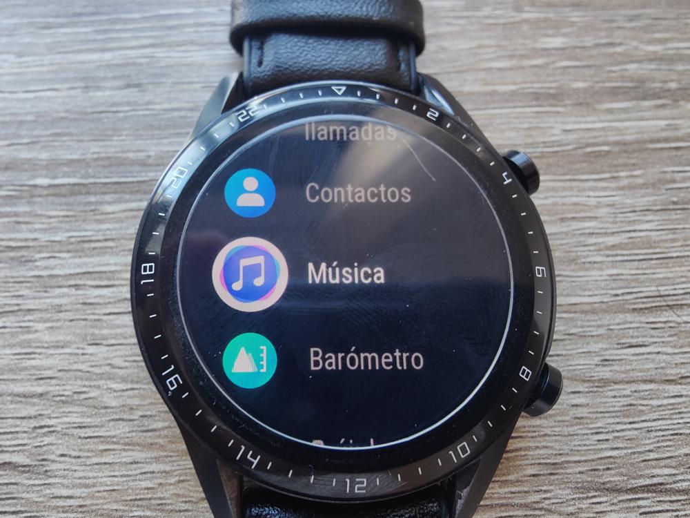 Música en reloj Huawei