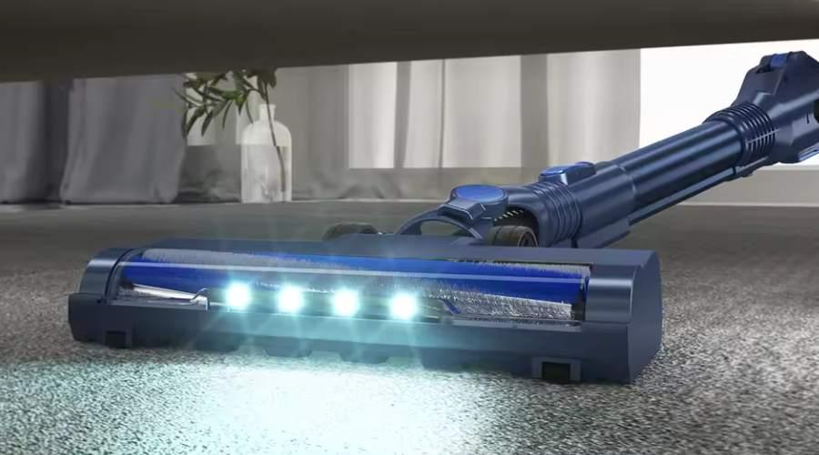 PrettyCare-aspiradora inalámbrica W400 luz LED