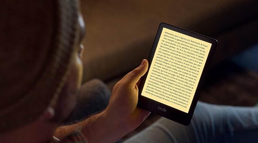 Kindle Paperwhite (16 GB) luz cálida por la noche