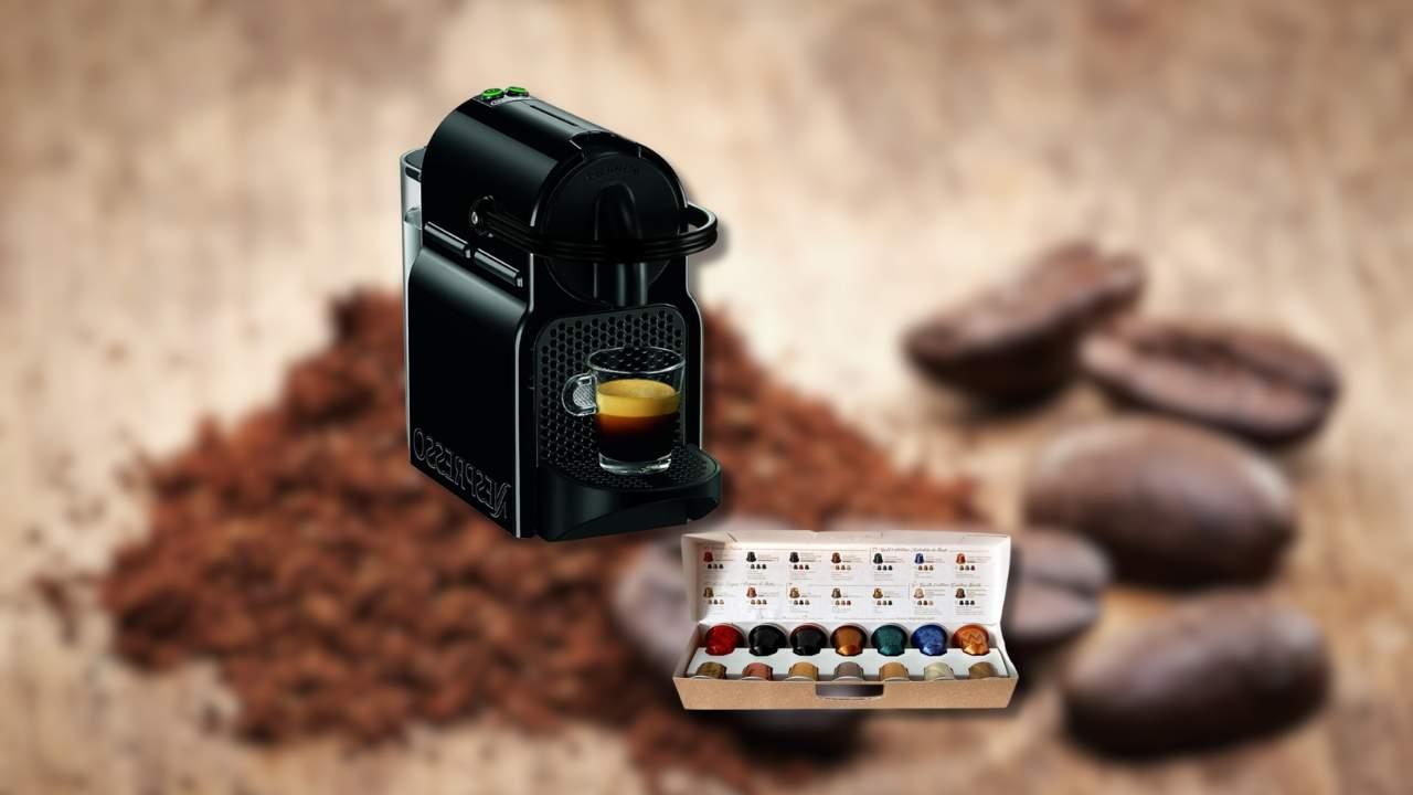 Nespresso De'Longhi Inissia EN80.B - Cafetera monodosis de cápsulas