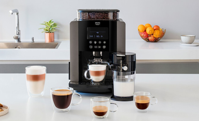 Krups EA819E Arabica Latte cafetera MediaMarkt
