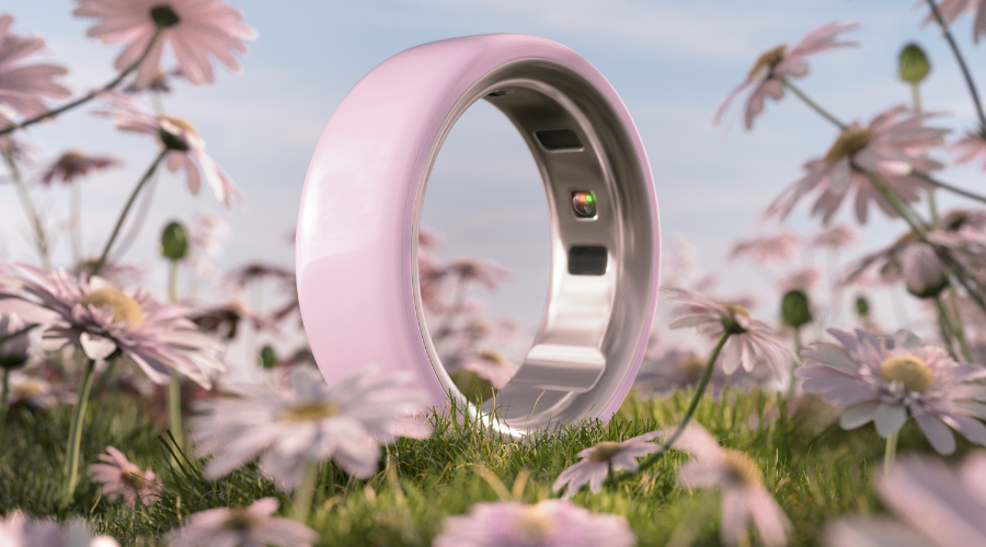 oura ring 4 ceramic rosa