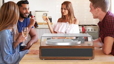 Tocadiscos de Vinilo con Altavoz estéreo HiFi Integrado