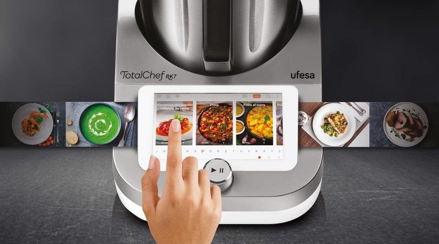 Ufesa TotalChef RK7 Robot de Cocina Inteligente pasntalla