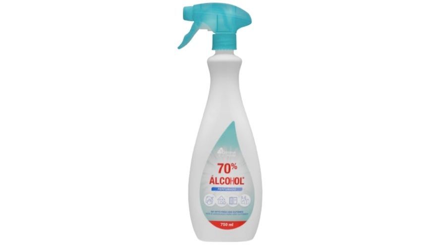 70% Alcohol limpieza hogar Bosque Verde perfumado con pistola