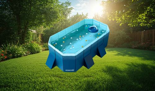 INDUSTEX - Piscina Plegable diseño en jardín