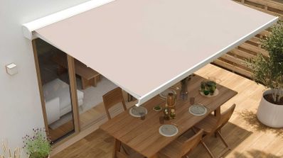Toldo brazo extensible 2.95x2.5m para terraza Zefir II foto