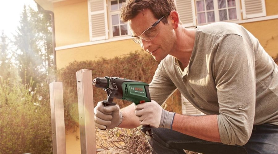 Bosch taladro percutor eléctrico UniversalImpact 730 uso