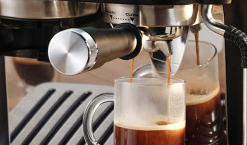 Cafetera espresso manual De'Longhi La Specialista Mini Arte salida café