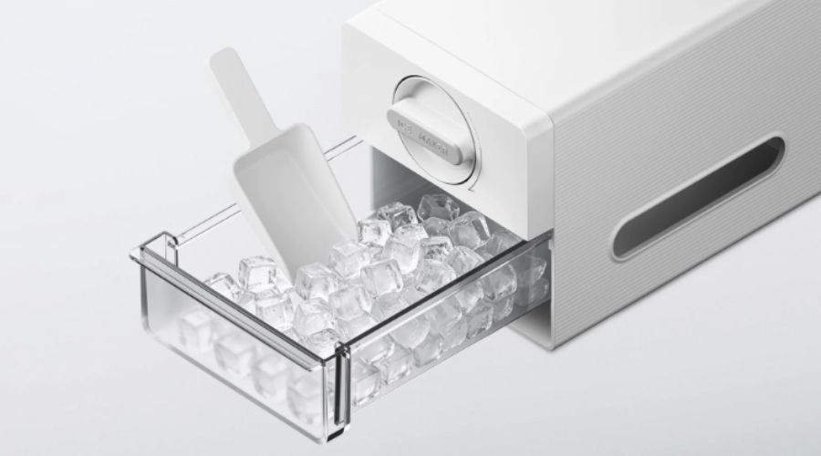 Mijia Refrigerator Side-by-Side 621L preparación de hielo