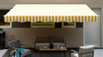Toldo brazo extensible 2.95x2m para terraza Eco diseño