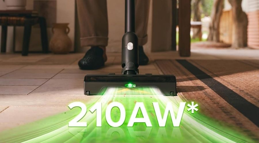 roborock H60 Hub Ultra Aspiradora potencia y luz