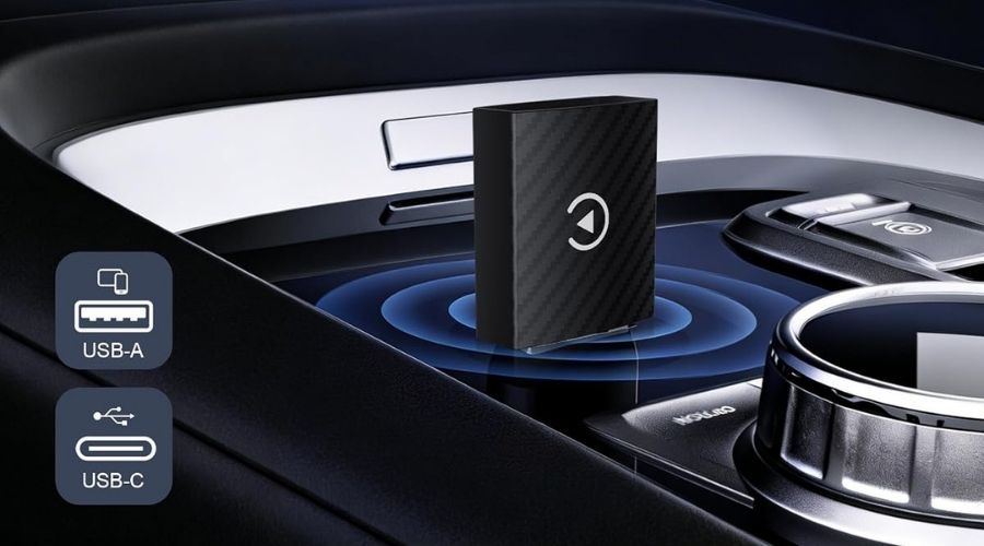 Adaptador CarPlay Inalámbrico y Android Auto conexión