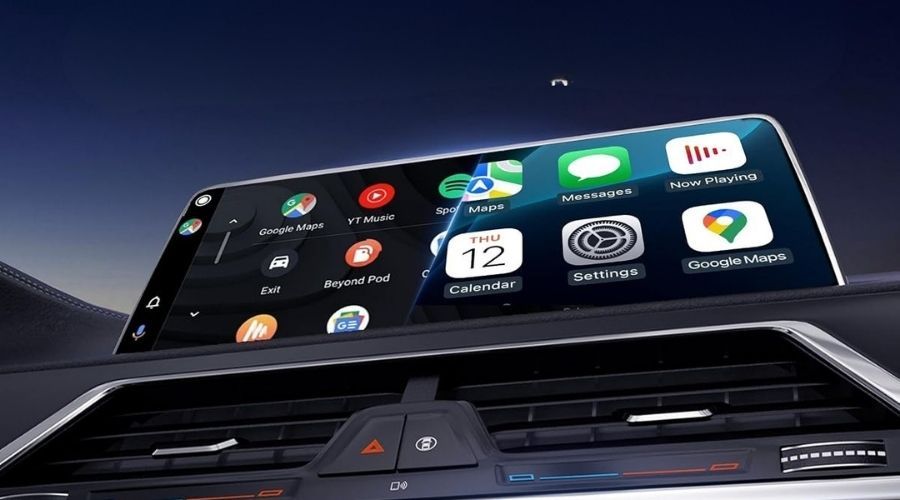 Adaptador CarPlay Inalámbrico y Android Auto pantalla