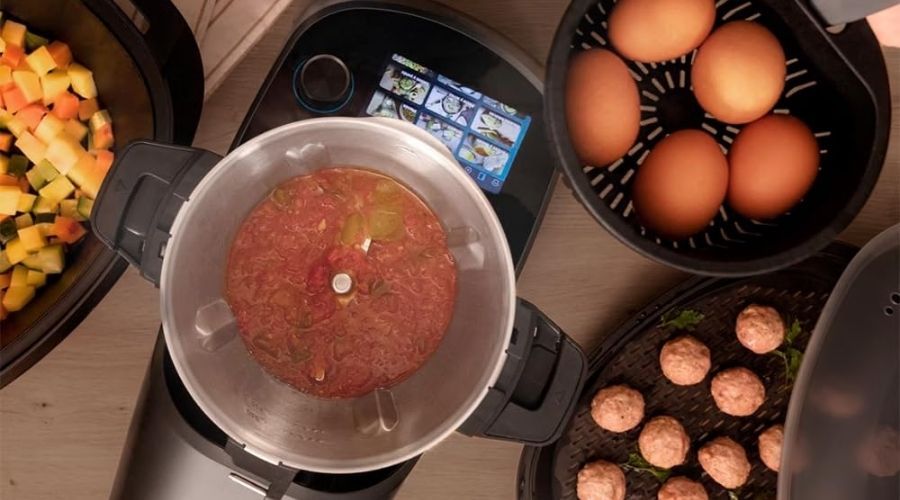 Cecotec Robot de Cocina Multifunción Mambo Touch cestas