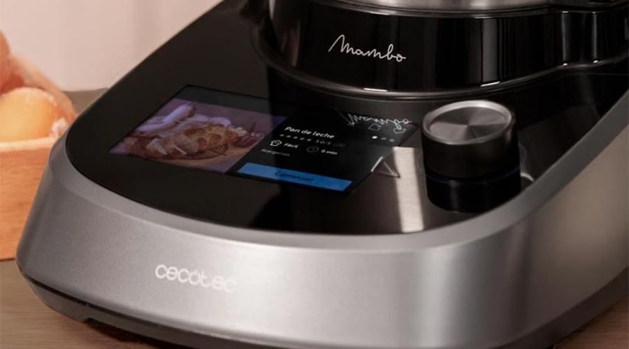 Cecotec Robot de Cocina Multifunción Mambo Touch pantalla