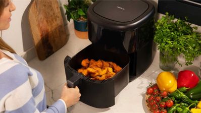Freidora de aire - Cecotec Cecofry Bombastik 6000 cesta