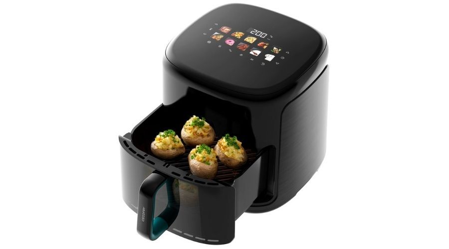 Freidora sin aceite Cecotec Cecofry&Grill Smokin'Prime 8500 diseño completo