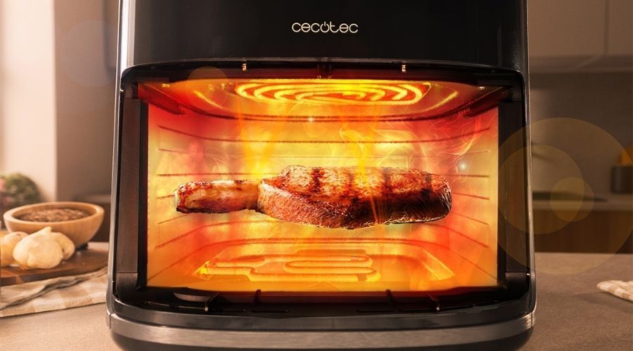 Freidora sin aceite Cecotec Cecofry&Grill Smokin'Prime 8500 resistencias