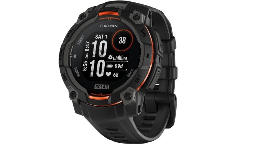 Garmin Instinct 3 Solar sin fondo diseño completo