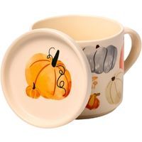Juego de taza y tapa