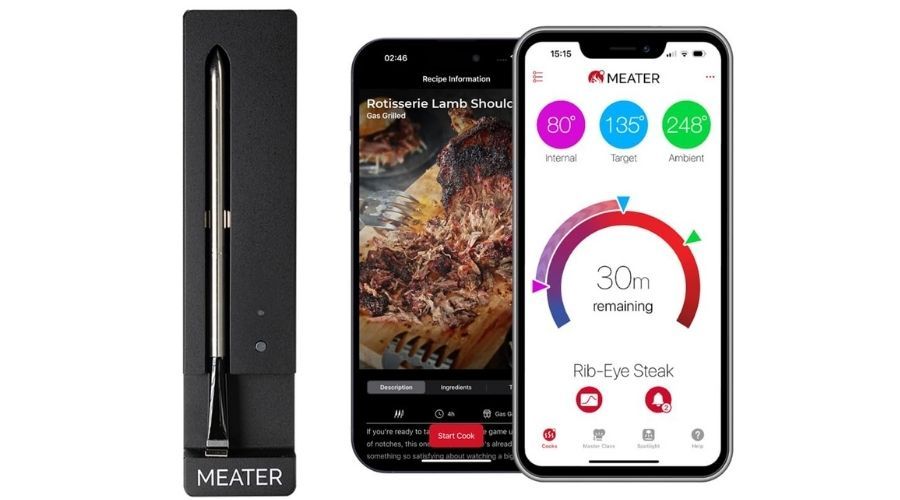 MEATER SE [NUEVO] - Termómetro para Carne Inteligente Inalámbrico diseño app