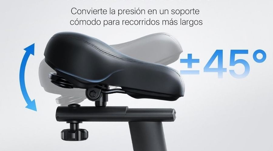 MERACH Bicicleta Estática sillín ajustable