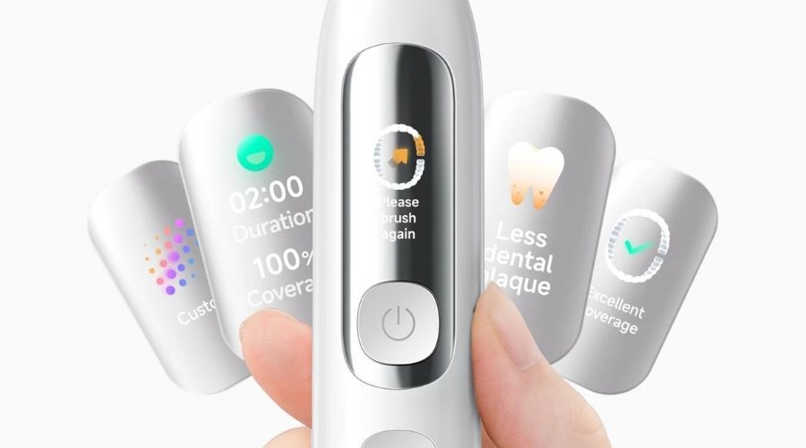 Mijia Smart Servo-oscillation Electric Toothbrush Pro pantalla