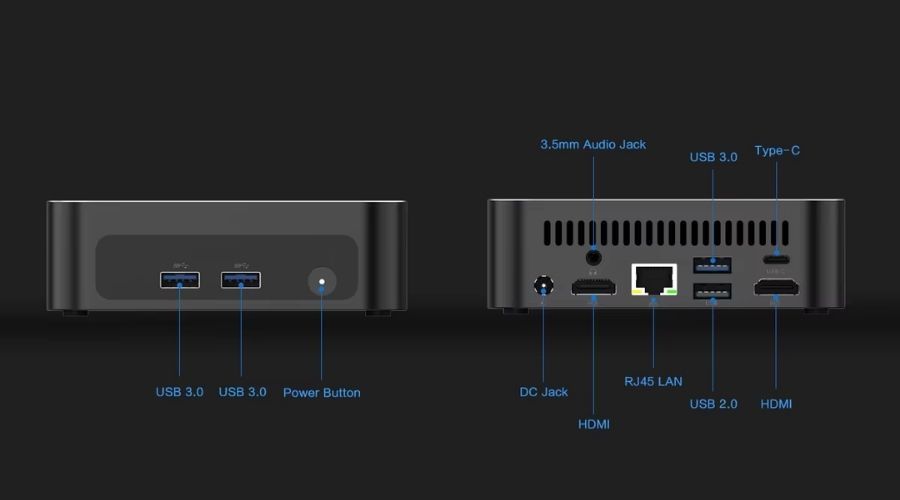 Mini PC Mllse G5 Pro conectividad