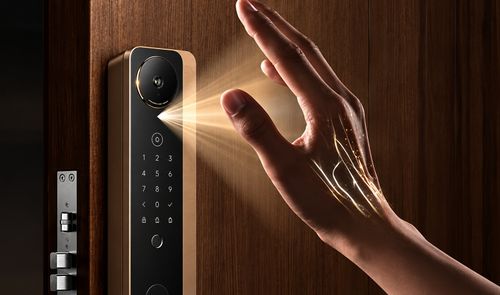 Xiaomi Smart Lock 5 Max con sistema de reconocimiento de la palma de la mano para abrir la puerta sin llaves