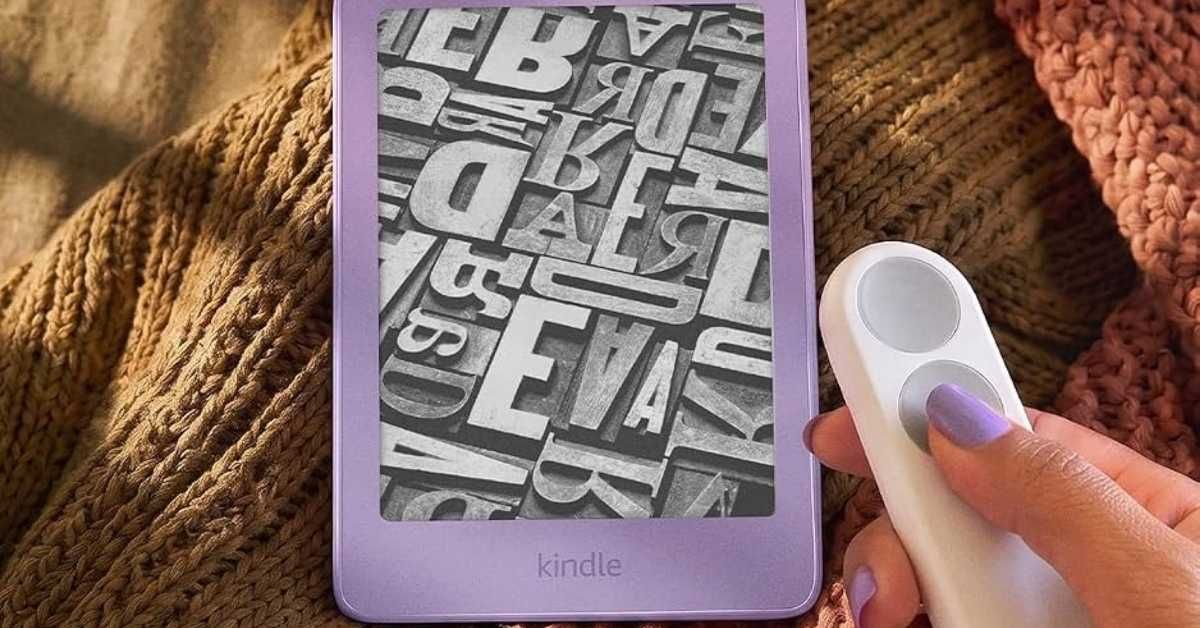 Amazon Kindle Click uso mano