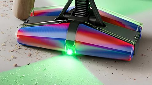 Aspirador de escoba recargable Dyson Pencilvac cabezal con luz