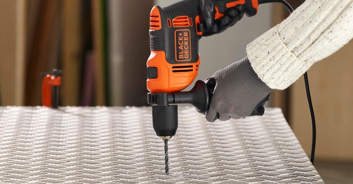 BLACK+DECKER Taladro Percutor Eléctrico con cable uso metal