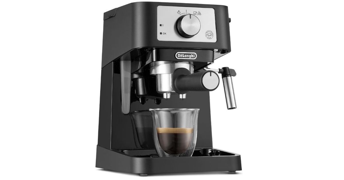 Ручная кофемашина для эспрессо De'Longhi Stilosa, боковая конструкция