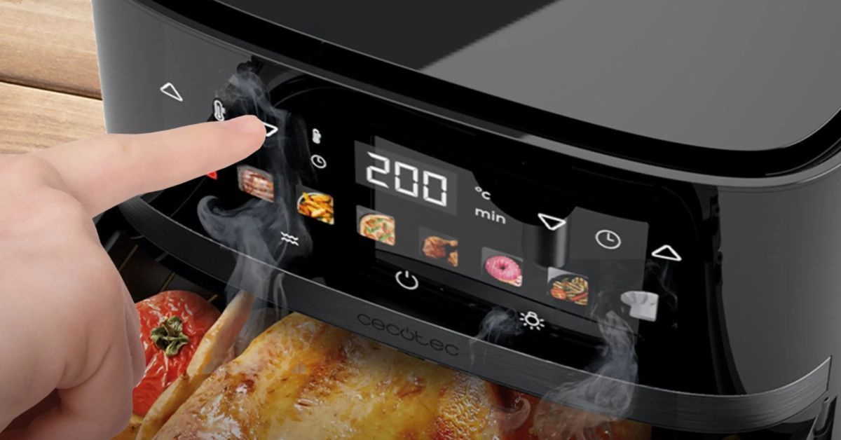 Cecotec Cecofry Duoheat 8000 pantalla