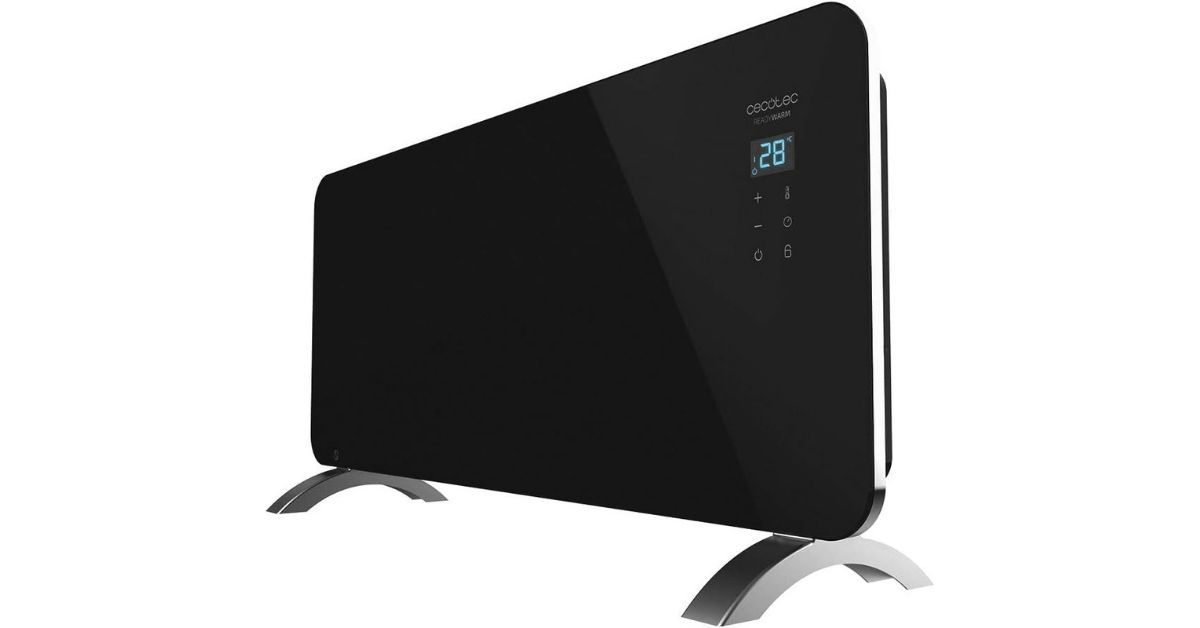 Cecotec Radiador Eléctrico Bajo Consumo Ready Warm 6770 Crystal Connection. Wifi diseño completo